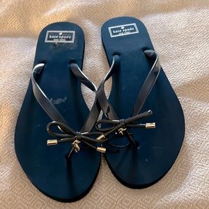 Navy Blue Kate Spade Flip flops size 9-10 New